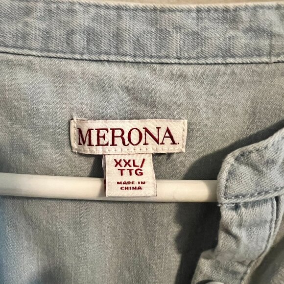 Merona Chambray Dress - Sz XXL (NWT) - Picture 5 of 9